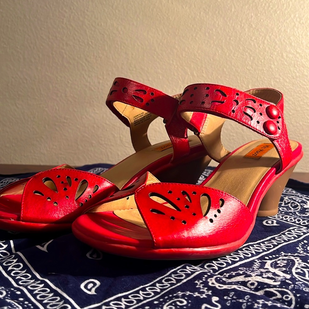 Red Miz Mooz Heels